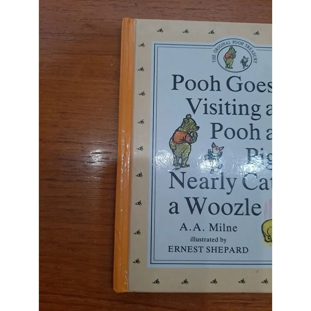 The Original Pooh Treasury Book #2 Pooh Goes Visiting Piglet Catch Woozle Hardco
